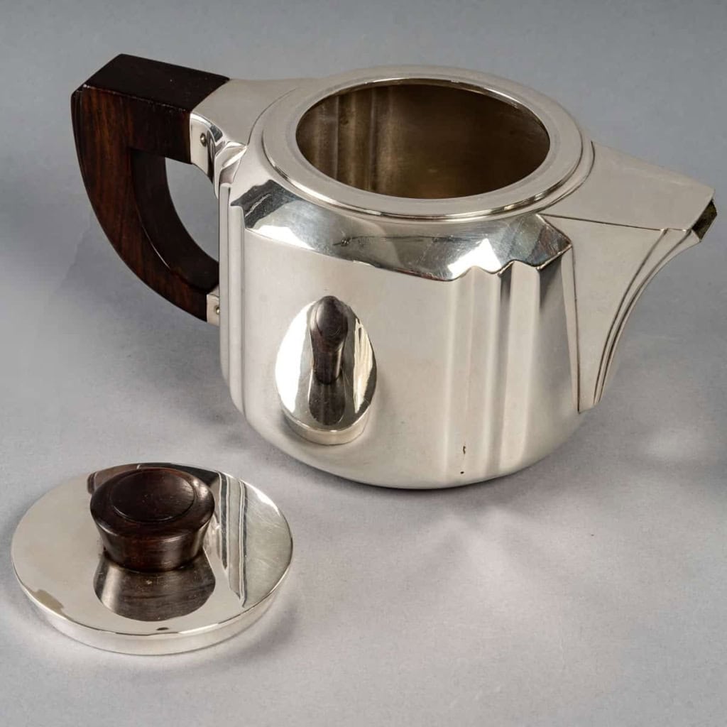 Service à Thé-Café CHRISTOFLE Art Deco | Biron Service à Thé-Café CHRISTOFLE Art Deco