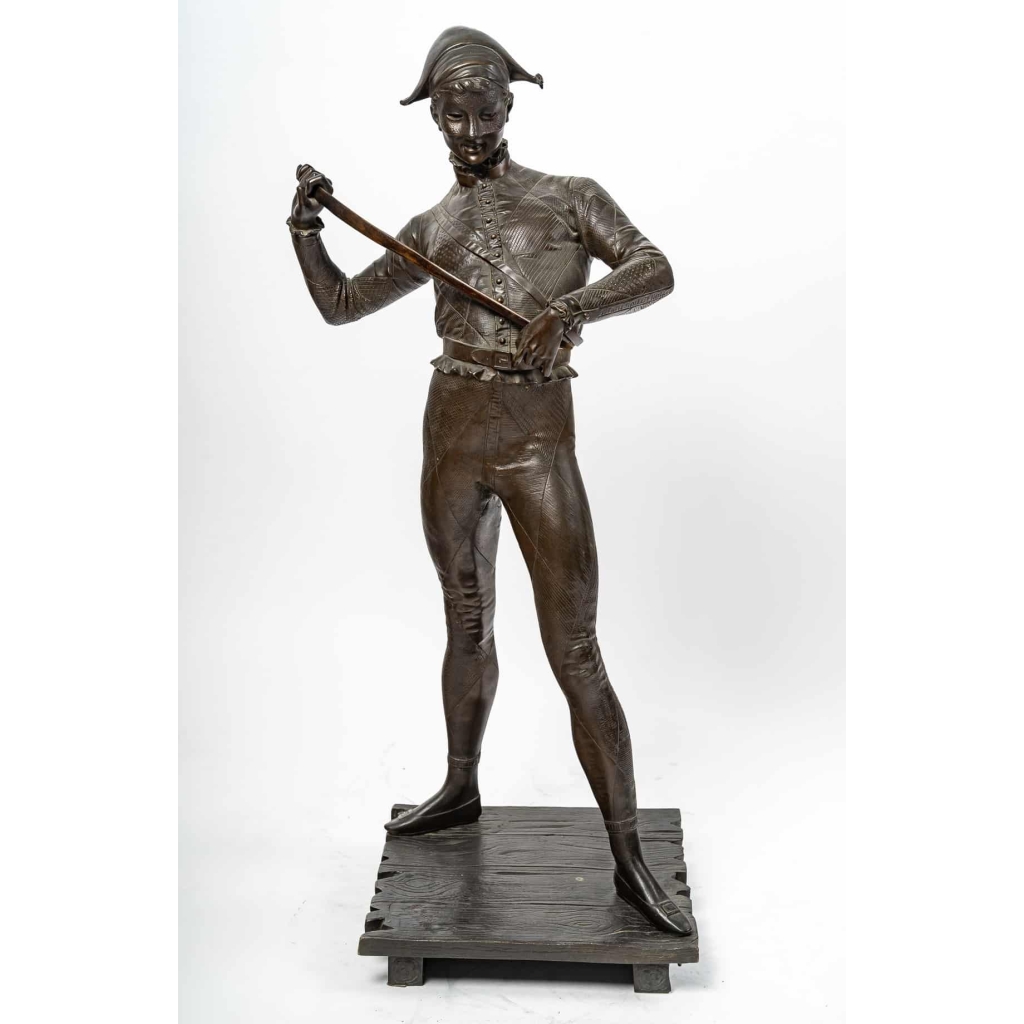 Bronze « L’arlequin », XIXème siècle | Biron |||||||||||