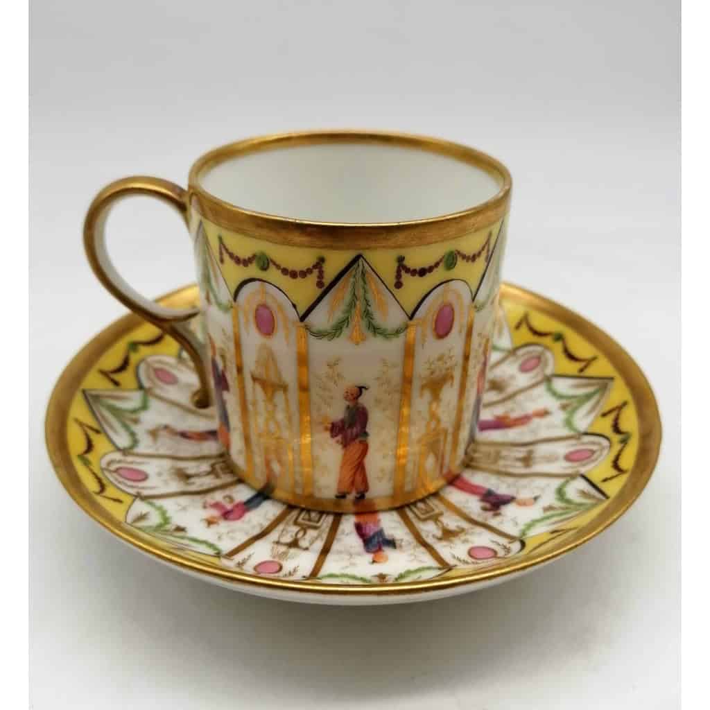 Tasse En Porcelaine De Paris Fin XVIIIème – Man. Du Petit Carrousel | Biron ||