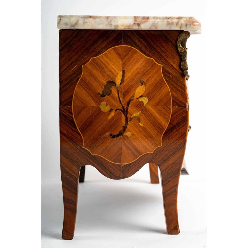 Miniature une commode coffret à bijoux fin XIXème siècle | Biron Miniature une commode coffret à bijoux fin XIXème siècle