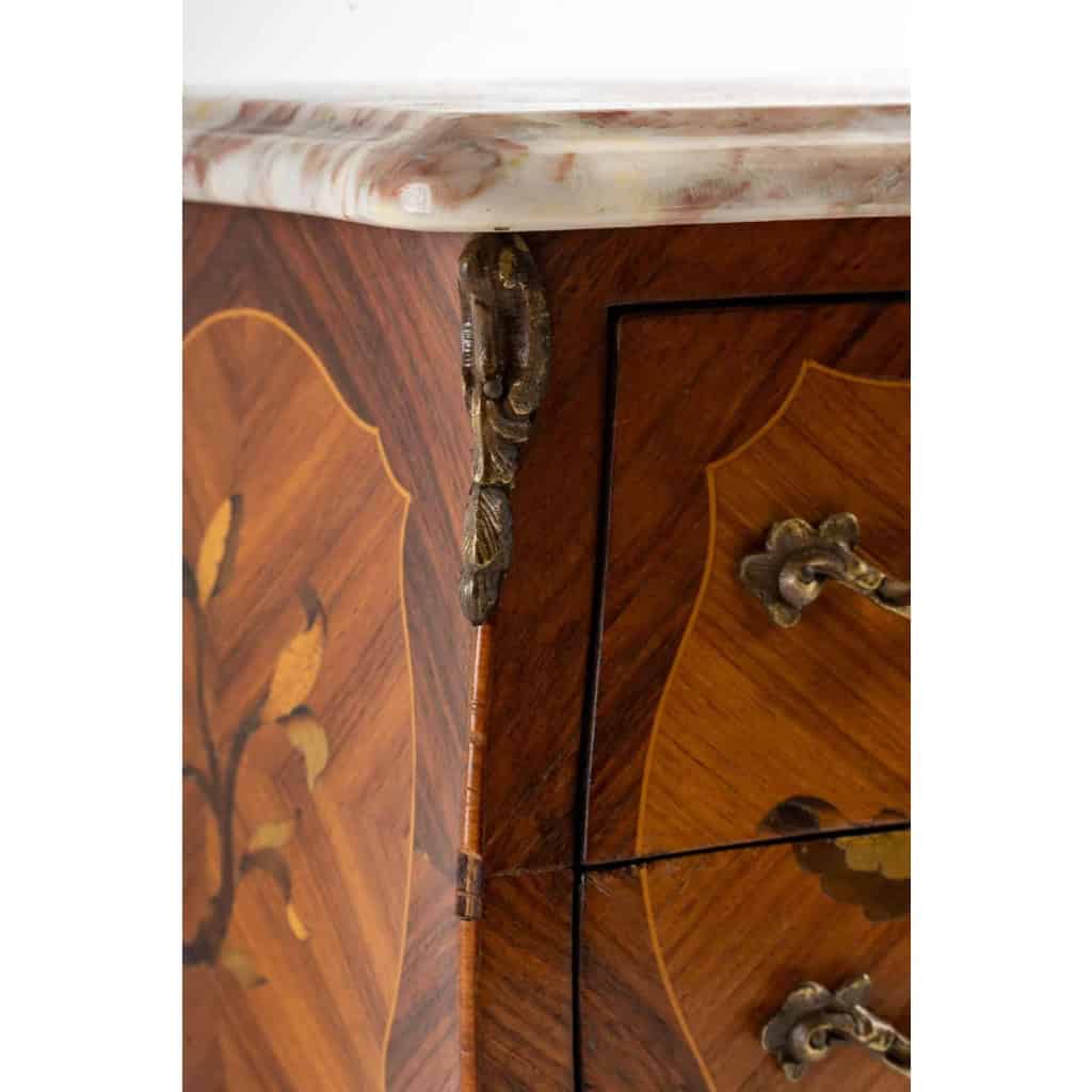 Miniature une commode coffret à bijoux fin XIXème siècle | Biron Miniature une commode coffret à bijoux fin XIXème siècle