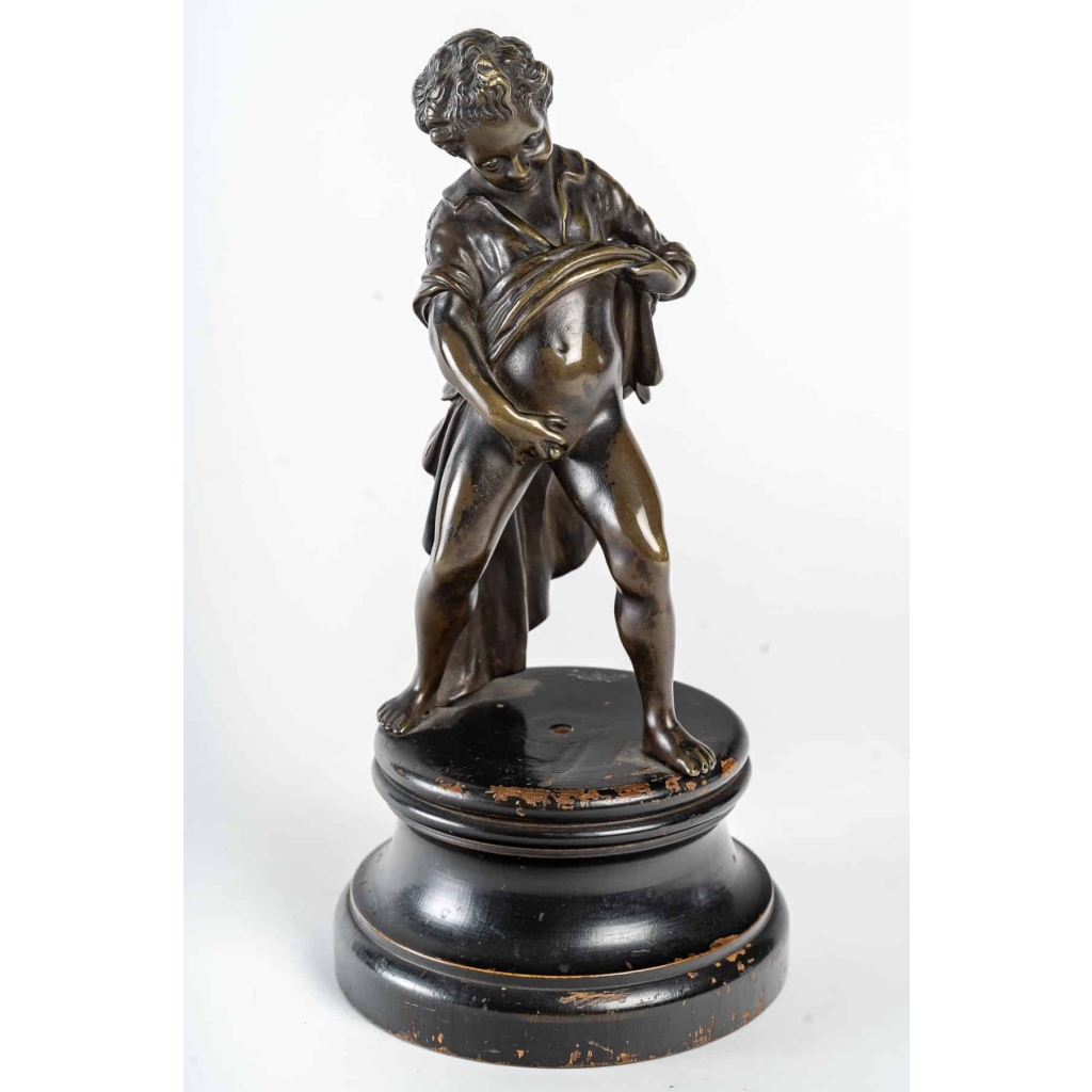 Sculpture en Bronze du XIX ème Siècle de Style Louis XV. | Biron |||||||