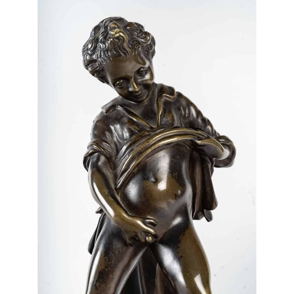 Sculpture en Bronze du XIX ème Siècle de Style Louis XV. | Biron Sculpture en Bronze du XIX ème Siècle de Style Louis XV.