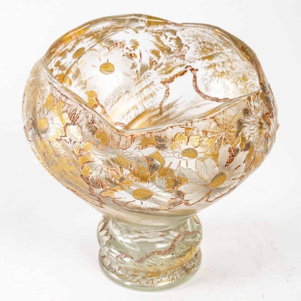 Vase de Gallé Doré | Biron Vase de Gallé Doré