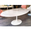 Eero Saarinen for Knoll: “Oval Tulip” table in calacatta oro marble