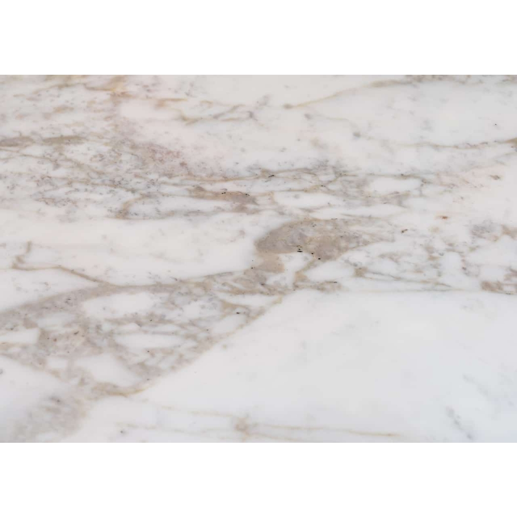 Eero Saarinen for Knoll: “Oval Tulip” table in calacatta oro marble
