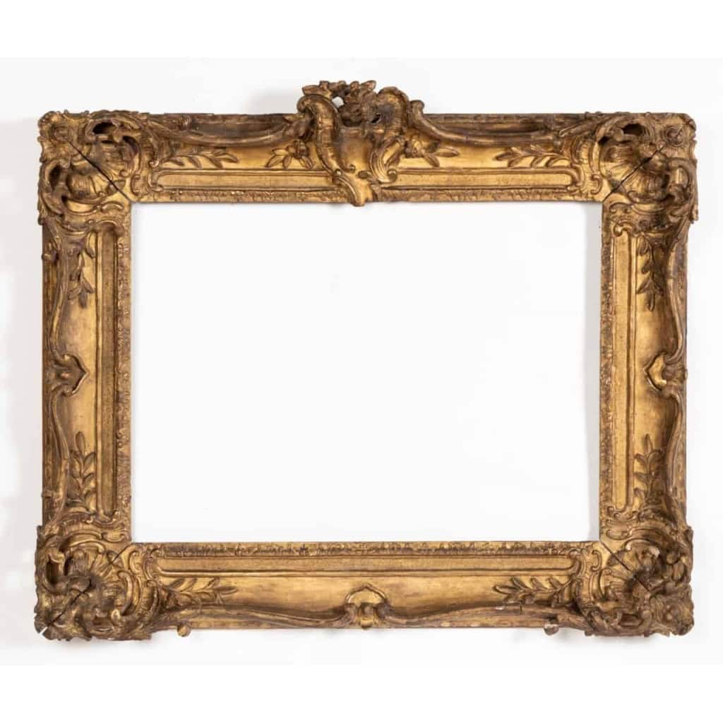 Cadre En Bois Doré Sculpté d’époque Louis XV | Biron ||||||||