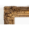 Cadre En Bois Doré Sculpté d’époque Louis XV | Biron Cadre En Bois Doré Sculpté d'époque Louis XV