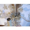 1950′ Paire d’Appliques Cristal Murano et Inclusion Feuilles d’Or 3 Bras | Biron 1950′ Paire d’Appliques Cristal Murano et Inclusion Feuilles d’Or 3 Bras