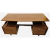 Jacques Hauville Bureau double face ouvrant par trois tiroirs et un caisson | Biron Jacques Hauville Bureau double face ouvrant par trois tiroirs et un caisson