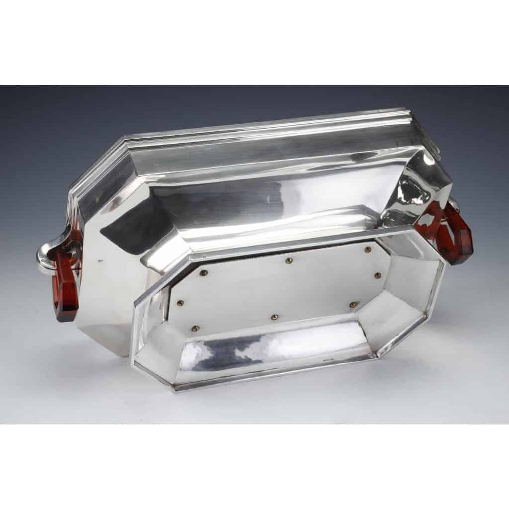 Orfèvre Auguste LEROY – Centre de table en argent massif circa 1930 | Biron Orfèvre Auguste LEROY - Centre de table en argent massif circa 1930