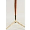 1950 Paire de Lampadaires tripodes en laiton et bois Maison Lunel | Biron 1950 Paire de Lampadaires tripodes en laiton et bois Maison Lunel