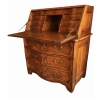 Commode Bureau Louis XV Scriban en noyer 18è siècle Commode Bureau Louis XV Scriban en noyer 18è siècle