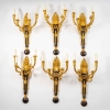 Suite de six appliques de style 1er Empire. | Biron |||||||
