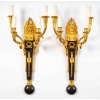 Suite de six appliques de style 1er Empire. | Biron Suite de six appliques de style 1er Empire.