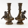 Paire de vases en bronze du XIXème siècle | Biron ||||||||||||