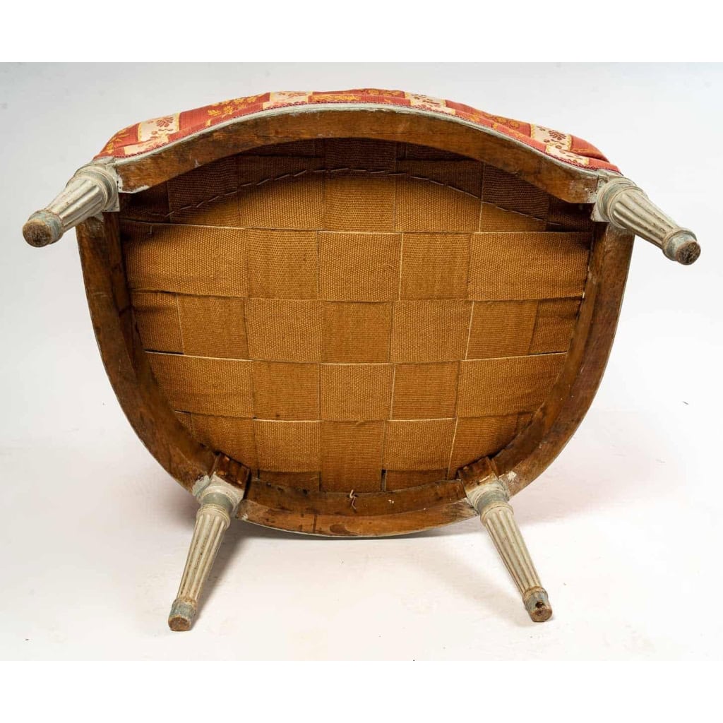 Bergère Louis XVI. Estampillée G Jacob. | Biron Bergère Louis XVI. Estampillée G Jacob.