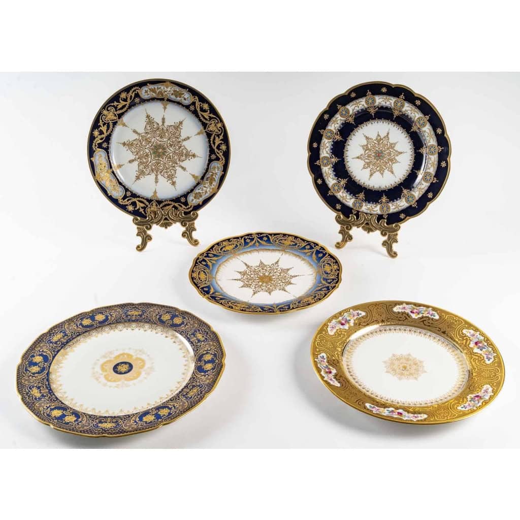 Ensemble d’assiettes Haviland | Biron ||||||||||||||||