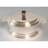 Légumier vintage Art Déco du XXe siècle avec plateau en métal argenté – Pièce unique de collection | Biron Légumier vintage Art Déco du XXe siècle avec plateau en métal argenté - Pièce unique de collection