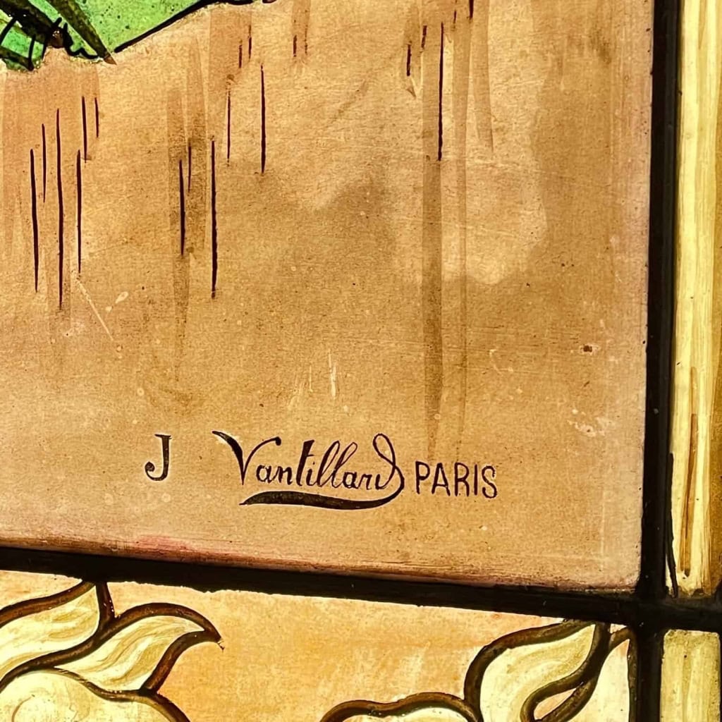 Vitrail vitraux signés Vantillard | Biron Vitrail vitraux signés Vantillard