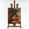Tableau orientaliste du XIXème siècle, Le Sultan | Biron ||||||||||||