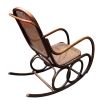 ROCKING CHAIR estampillé Thonet en hêtre courbé 1900. | Biron ROCKING CHAIR estampillé Thonet en hêtre courbé 1900.