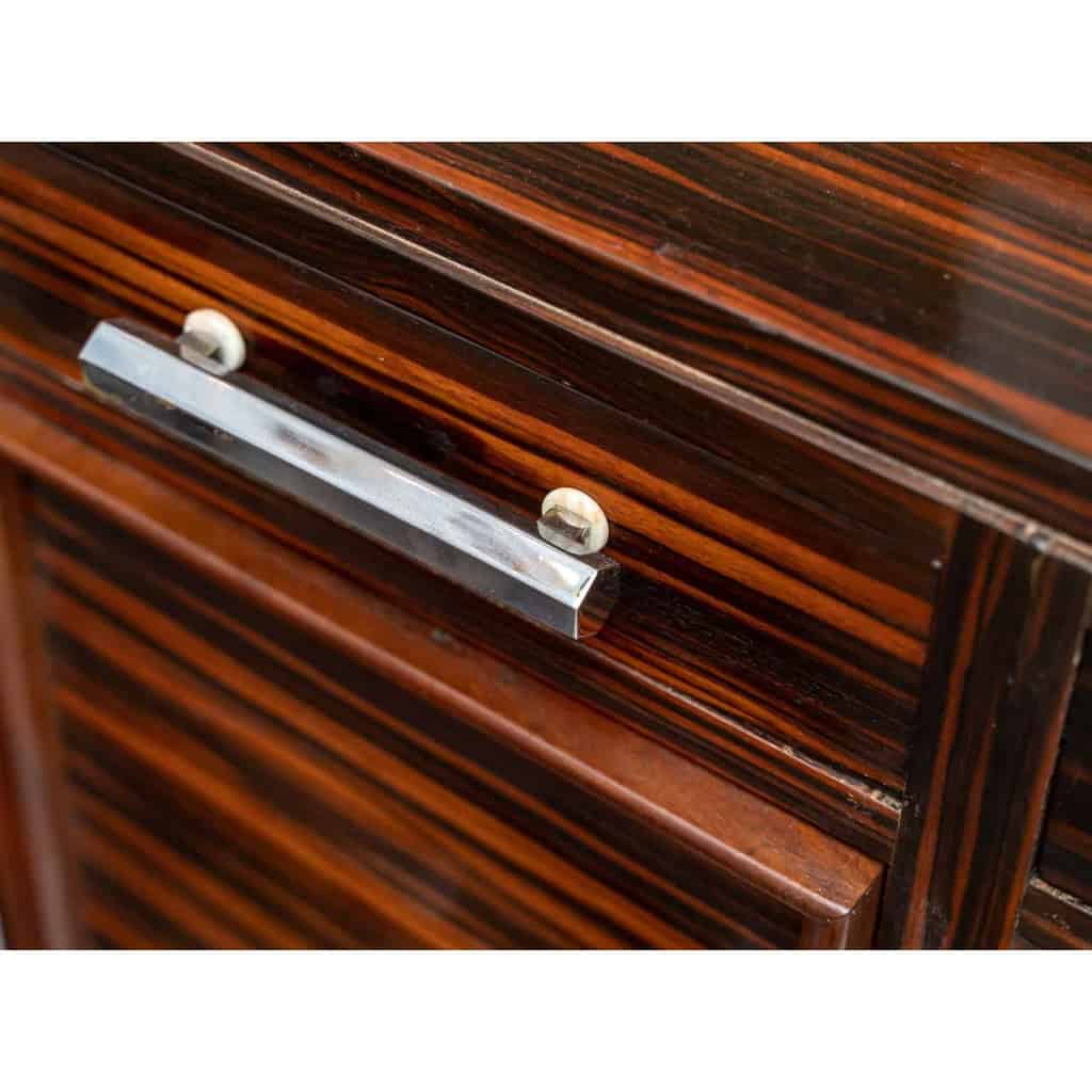 Bureau en placage de macassar Art Déco | Biron Bureau en placage de macassar Art Déco