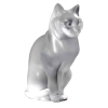 Lalique France : « Chat Assis » en cristal | Biron |||||