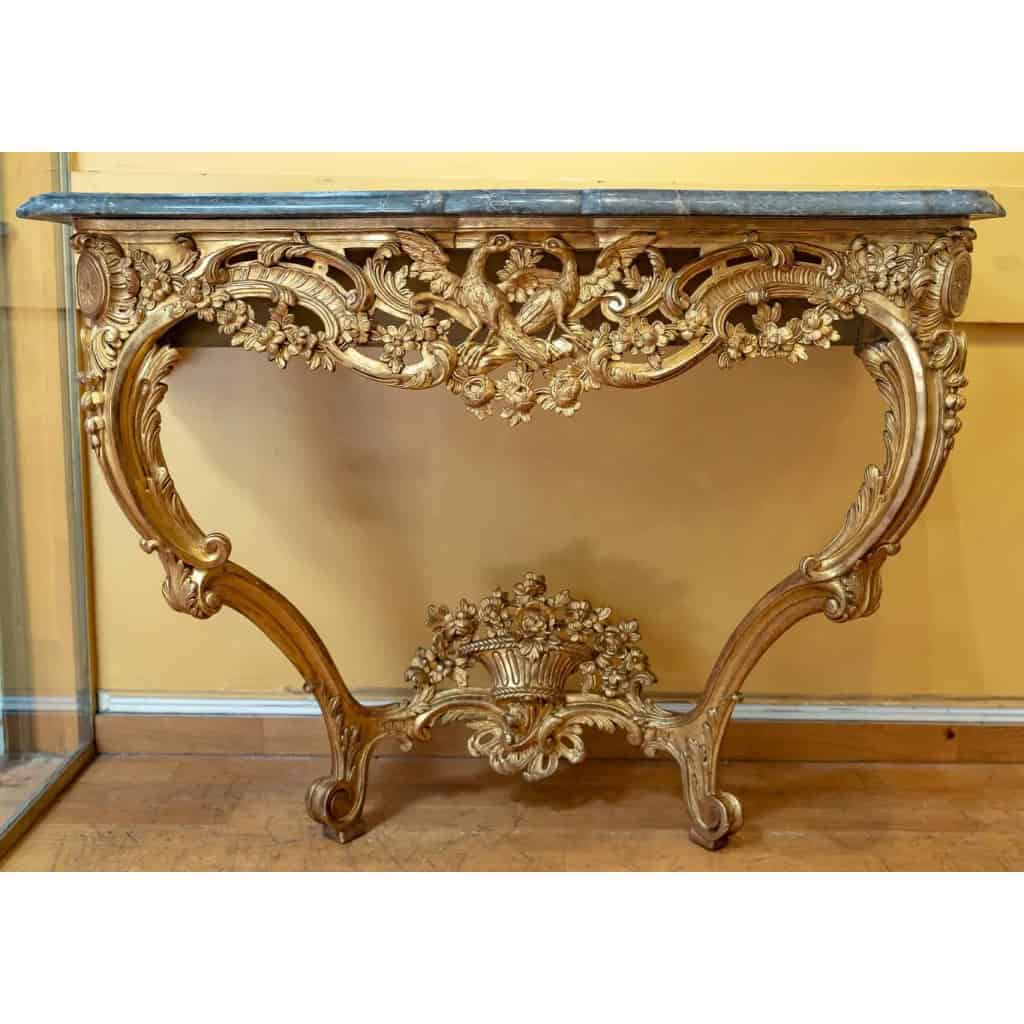 Console LOUIS XV. Fin du XVIIIème siècle. | Biron Console LOUIS XV. Fin du XVIIIème siècle.