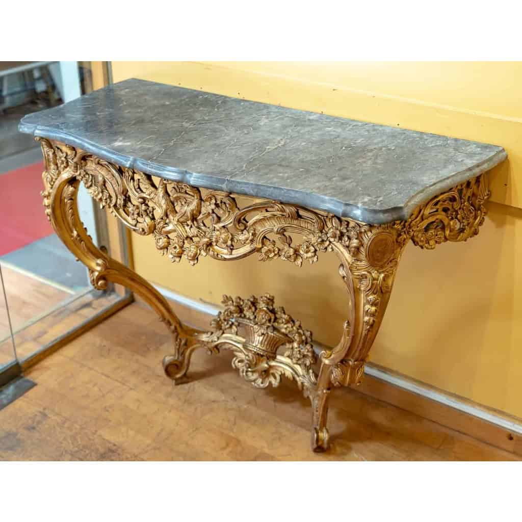 Console LOUIS XV. Fin du XVIIIème siècle. | Biron Console LOUIS XV. Fin du XVIIIème siècle.