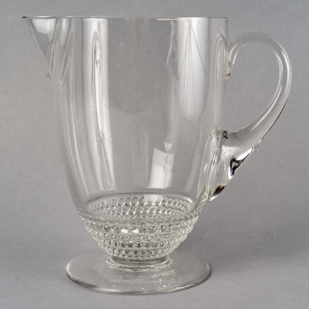 Service « Nippon » verre blanc de René LALIQUE – 50 Pièces | Biron Service "Nippon" verre blanc de René LALIQUE - 50 Pièces