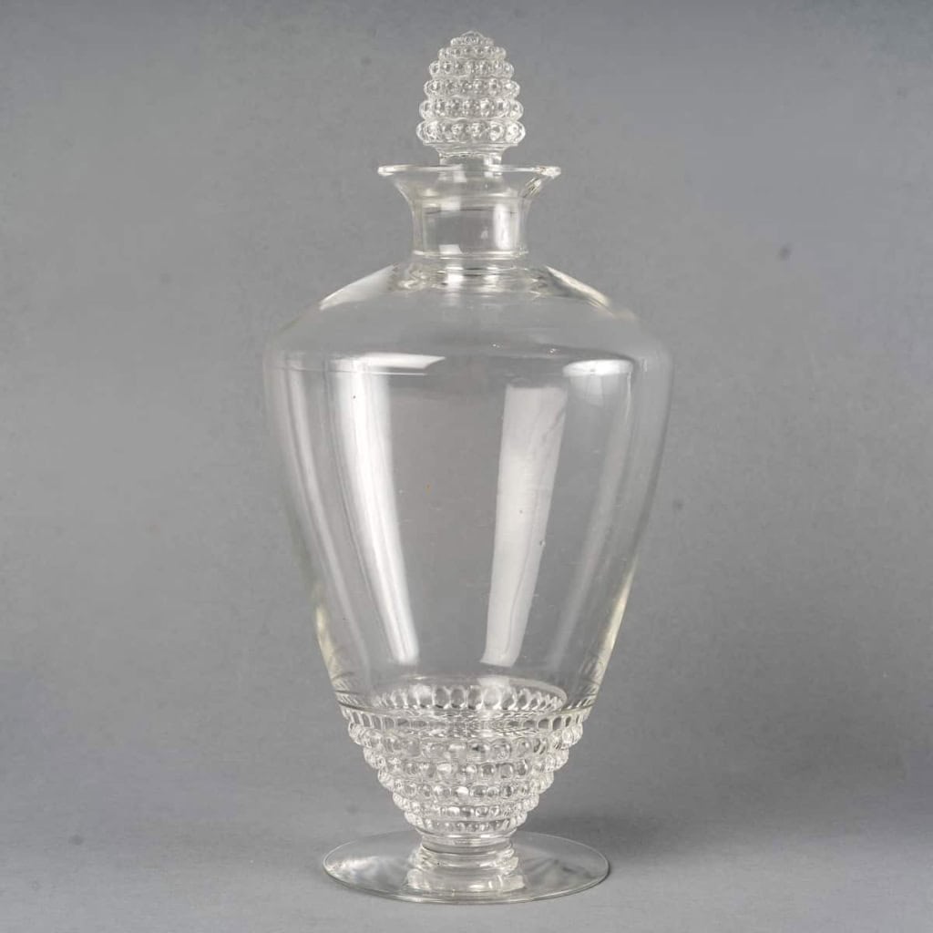 Service « Nippon » verre blanc de René LALIQUE – 50 Pièces | Biron Service "Nippon" verre blanc de René LALIQUE - 50 Pièces