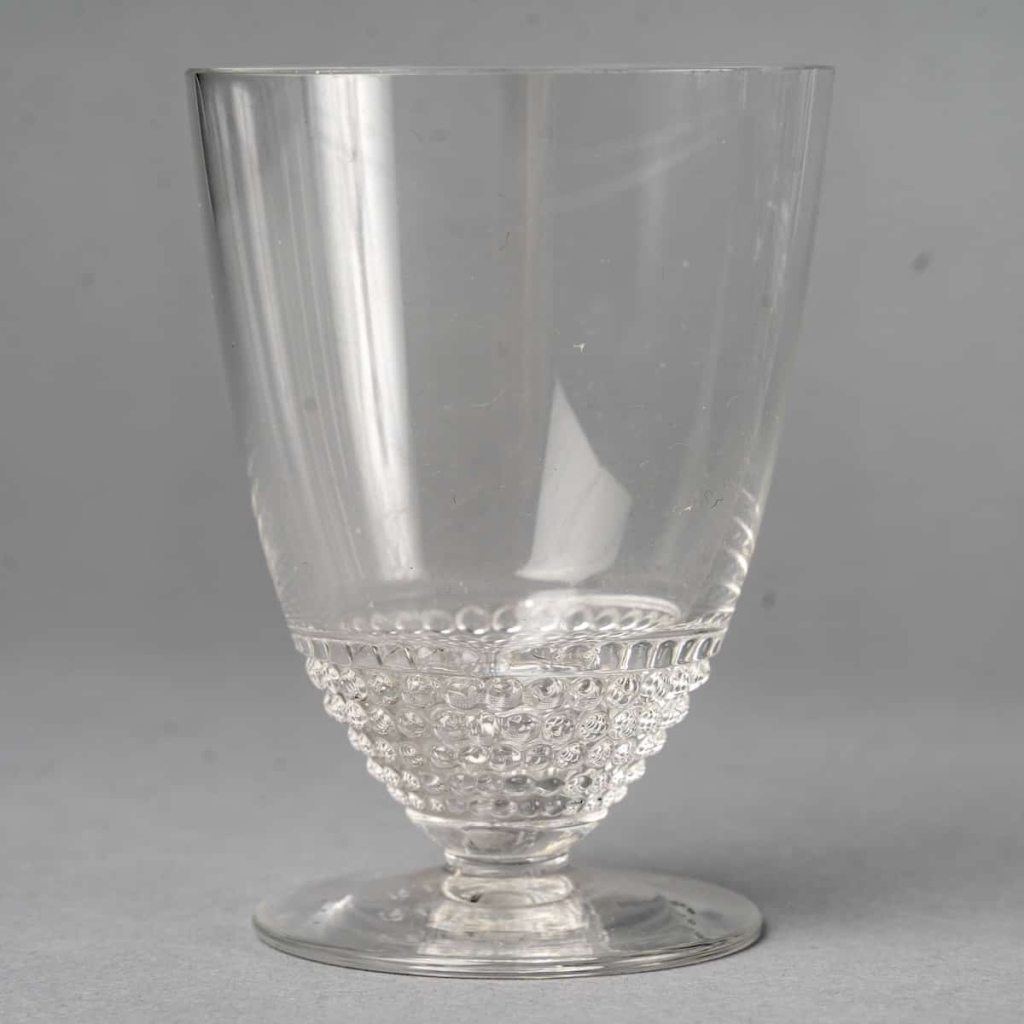 Service « Nippon » verre blanc de René LALIQUE – 50 Pièces | Biron Service "Nippon" verre blanc de René LALIQUE - 50 Pièces