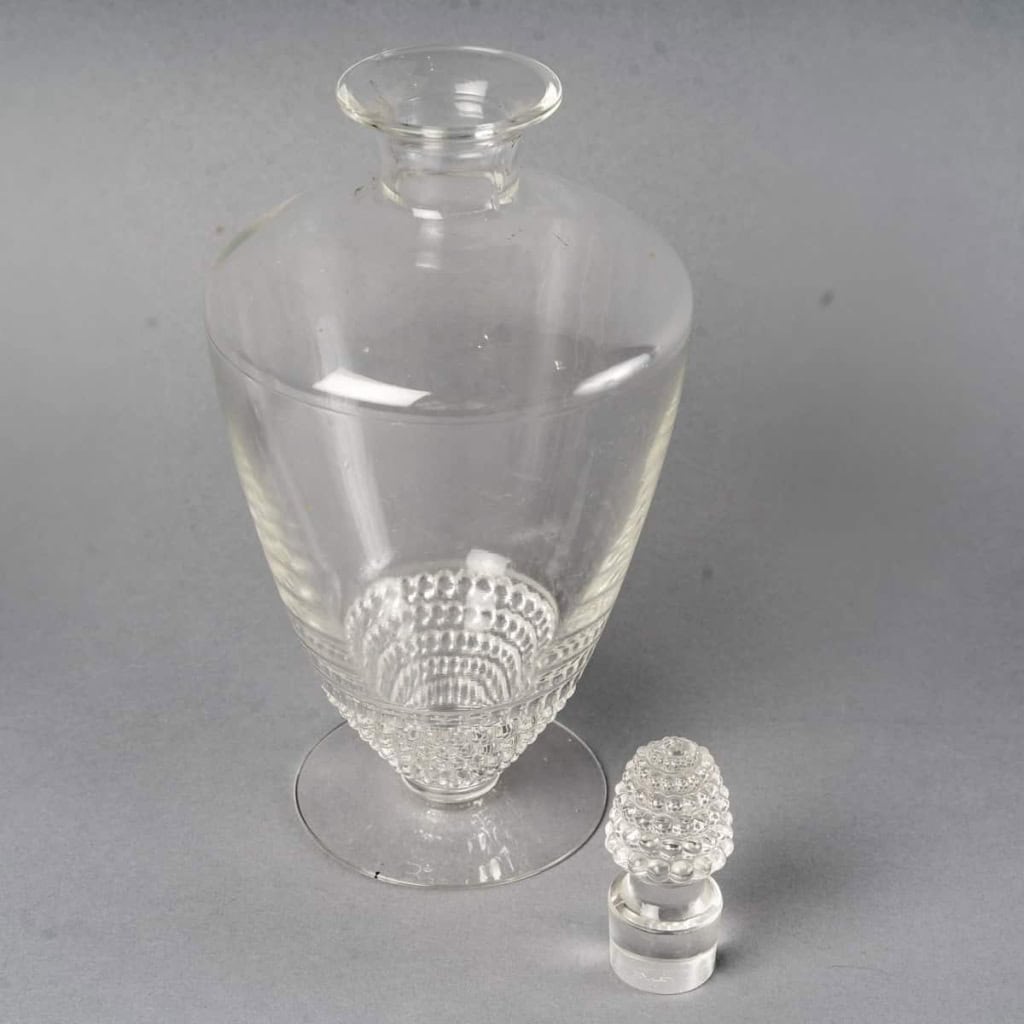 Service « Nippon » verre blanc de René LALIQUE – 50 Pièces | Biron Service "Nippon" verre blanc de René LALIQUE - 50 Pièces
