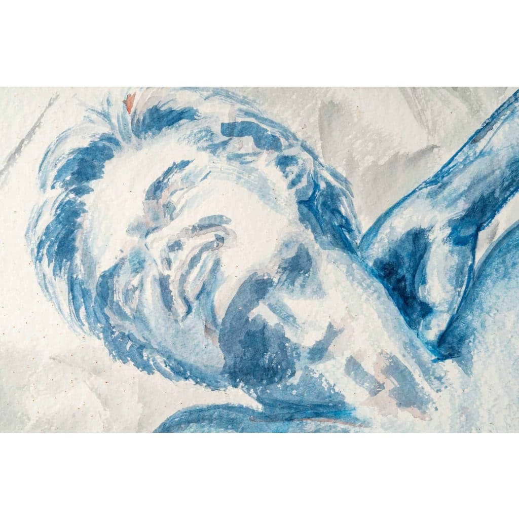 Peinture de Luez sur papier, faune, XXème siècle | Biron Peinture de Luez sur papier, faune, XXème siècle