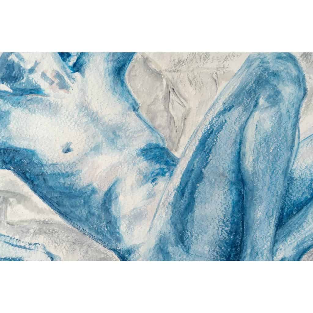 Peinture de Luez sur papier, faune, XXème siècle | Biron Peinture de Luez sur papier, faune, XXème siècle