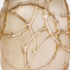 Vase « Eglantines » verre blanc patiné sépia de René LALIQUE | Biron Vase "Eglantines" verre blanc patiné sépia de René LALIQUE