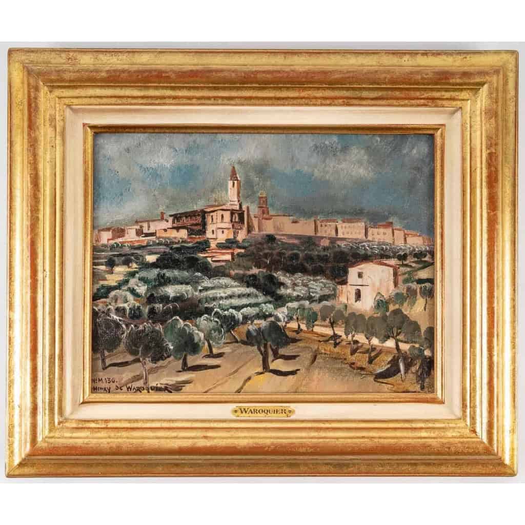 Henry de WAROQUIER (1881-1970). Village en Italie. | Biron |||||||