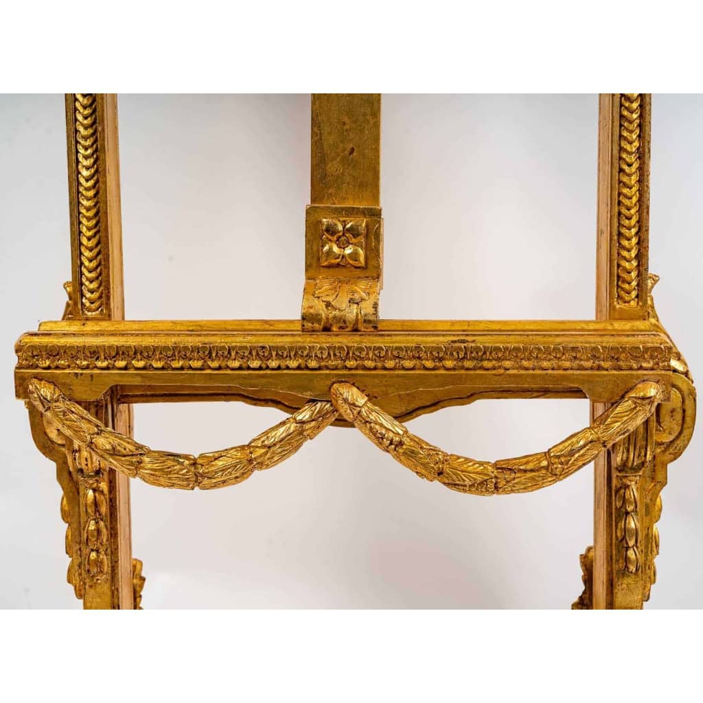 Chevalet en bois doré et sculpté, XXème siècle | Biron Chevalet en bois doré et sculpté, XXème siècle