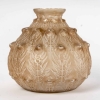 Vase « Fougères » verre blanc patiné sépia de René LALIQUE | Biron ||||||||
