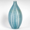 Vase « Acacia » verre blanc patiné bleu de René LALIQUE | Biron |||||
