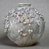 Vase « Druides » verre opalescent patiné gris de René LALIQUE | Biron |||||||||