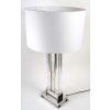 Paire de Lampes « Raisins » cristal blanc et acier nickelé de LALIQUE France | Biron Paire de Lampes "Raisins" cristal blanc et acier nickelé de LALIQUE France