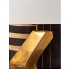 Lampe boomerang en laiton doré, années 1970 | Biron Lampe boomerang en laiton doré, années 1970