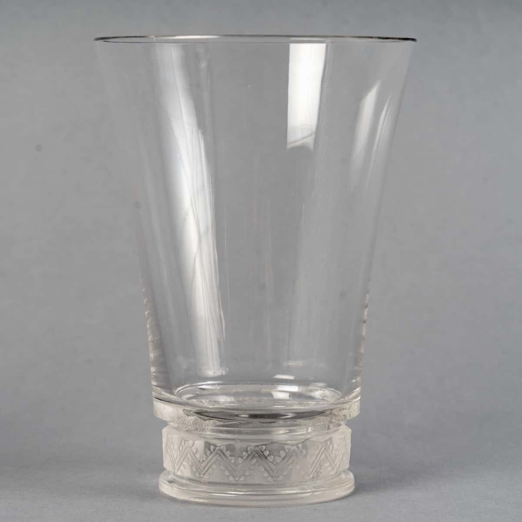 Service « Reims » verre blanc de René LALIQUE – 13 Pièces | Biron Service "Reims" verre blanc de René LALIQUE - 13 Pièces