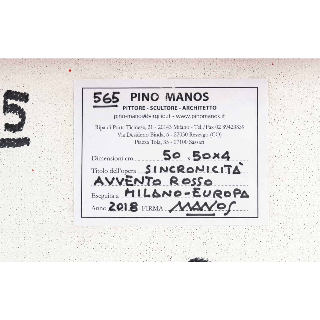 Pino Manos « Sincronicita Avvento Rosso » | Biron Pino Manos "Sincronicita Avvento Rosso"