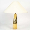 1970 Paire de lampes en laiton massif Pierre Cardin | Biron 1970 Paire de lampes en laiton massif Pierre Cardin