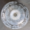 Vase « Lièvres » verre opalescent patiné gris de René LALIQUE | Biron Vase "Lièvres" verre opalescent patiné gris de René LALIQUE