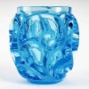 Vase « Tourbillons » cristal bleu électrique de LALIQUE FRANCE | Biron |||||||