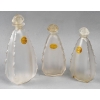Trois Flacons « L’Origan » verre blanc de René LALIQUE pour Coty | Biron Trois Flacons "L'Origan" verre blanc de René LALIQUE pour Coty
